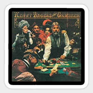 The Gambler//Kenny Rogers Sticker